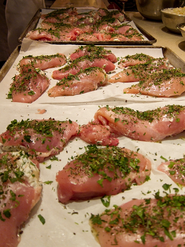 KitchenParty011.jpg - Chicken Breast stuffed with Chèvre and Herbs