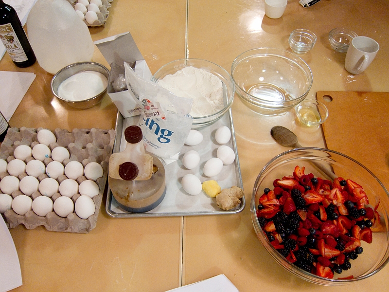 KitchenParty031.jpg - Ingredients for dessert