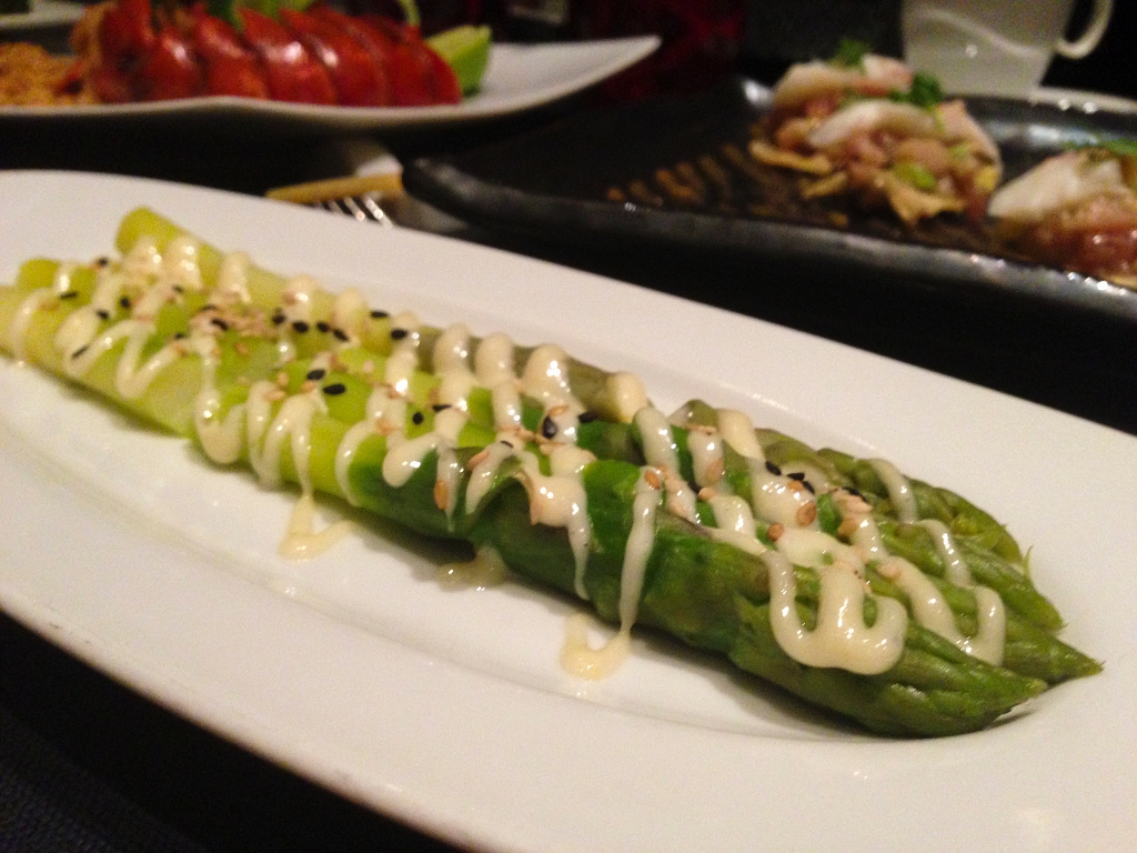 Marseille069.jpg - Green Asparagus with White Miso Glaze