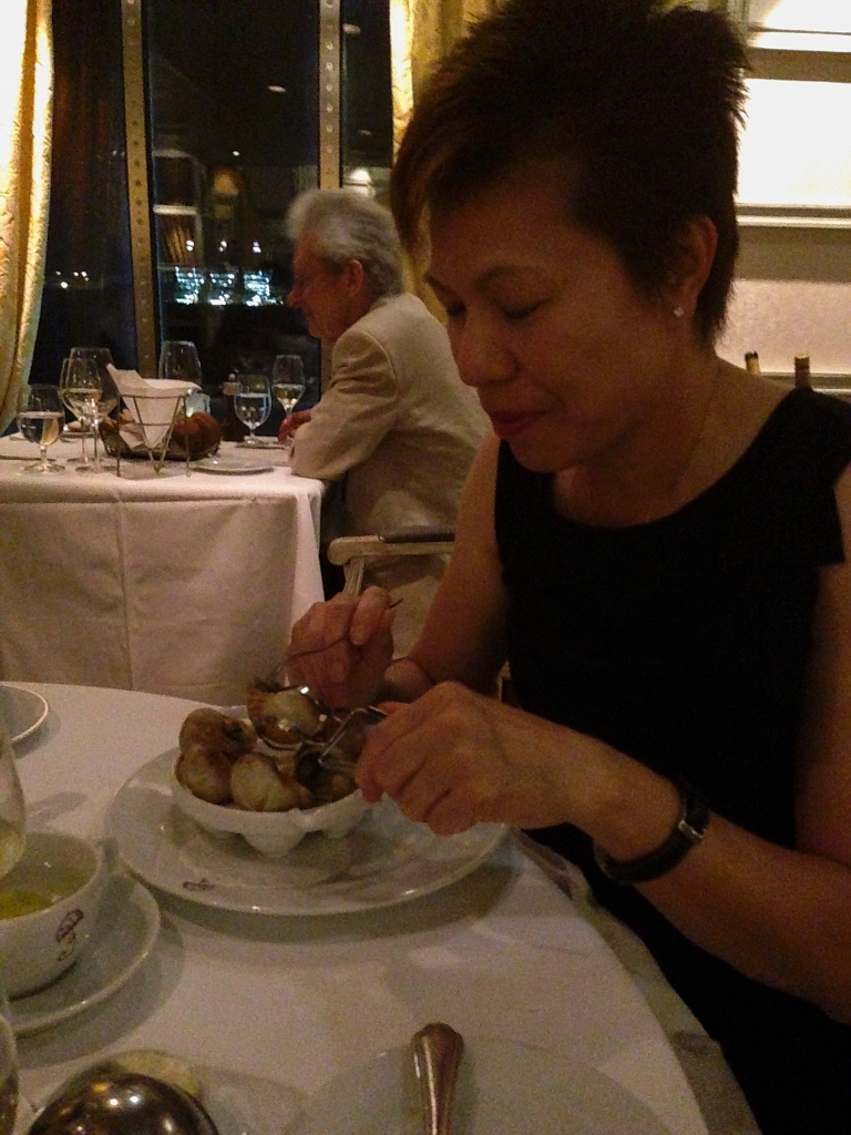 Rome119.jpg - Escargots a la Bourguignonne Traditional Baked Escargots in Shell with Burgundy Garlic Butter