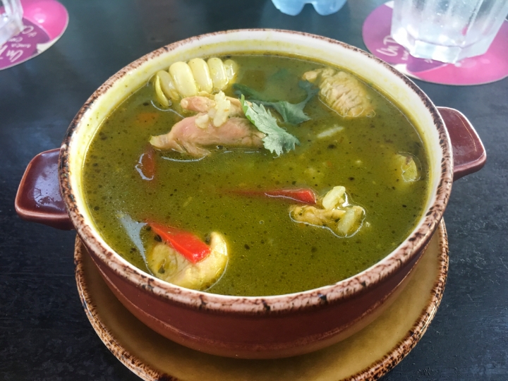 Lima104.jpg - Aguadito - Chicken broth with rice and vegetables